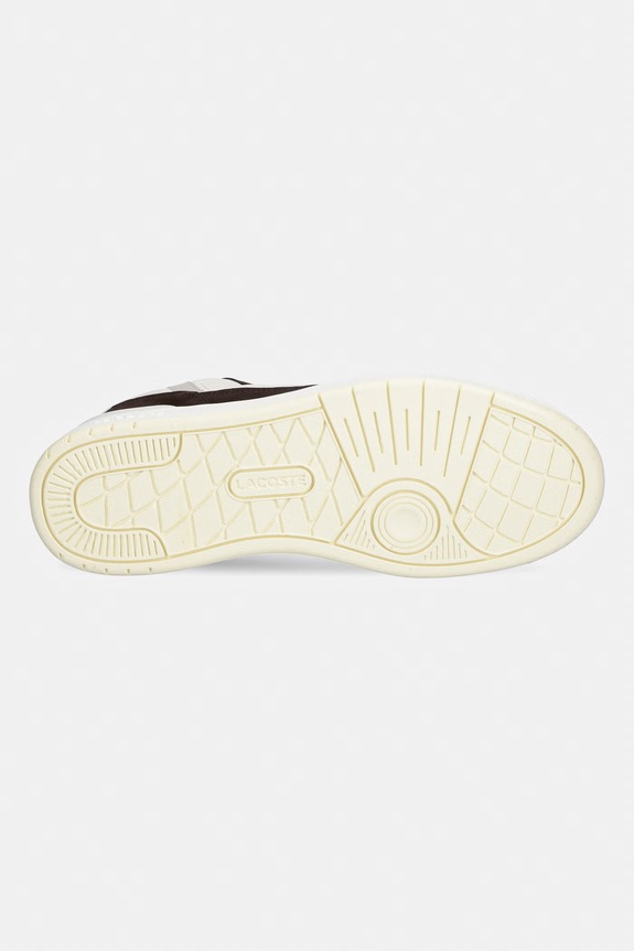 Lacoste sneakersy skórzane Men T-Clip Set Sneakers 51SMA0100 brązowy