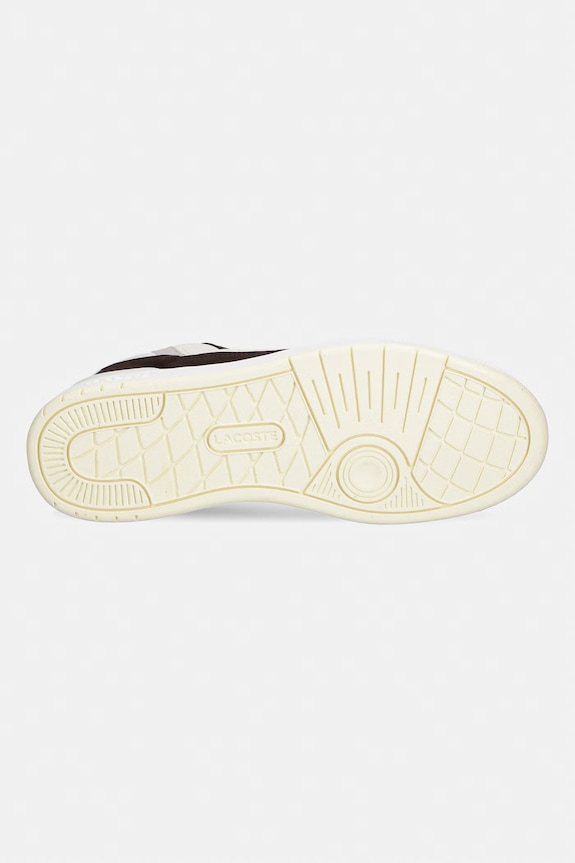 Lacoste sneakersy skórzane Men T-Clip Set Sneakers 51SMA0100 brązowy