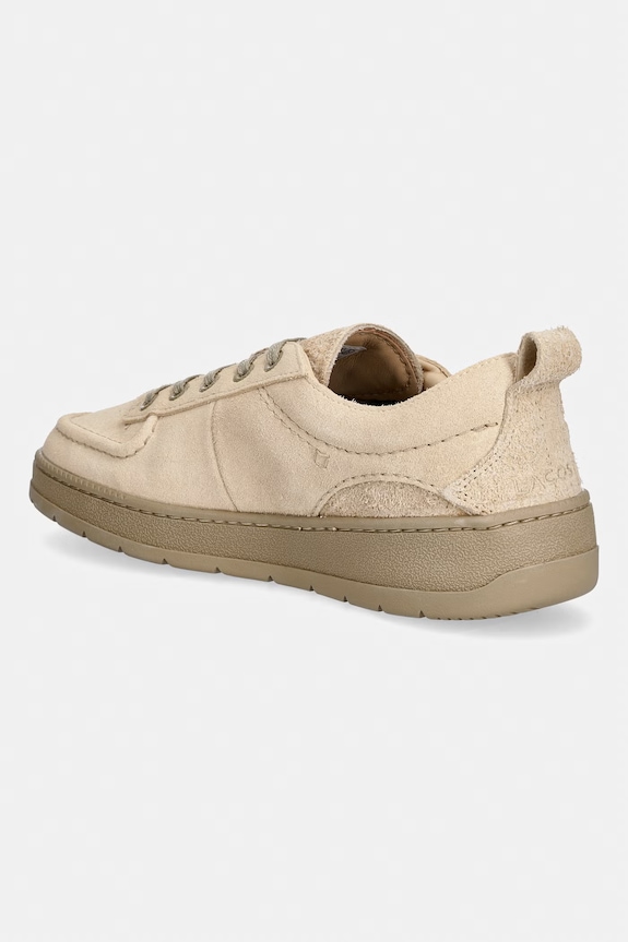 Obuća Lacoste Men Umpire Sneakers tenisice za muškarce od brušene kože 51SMA0105 bež