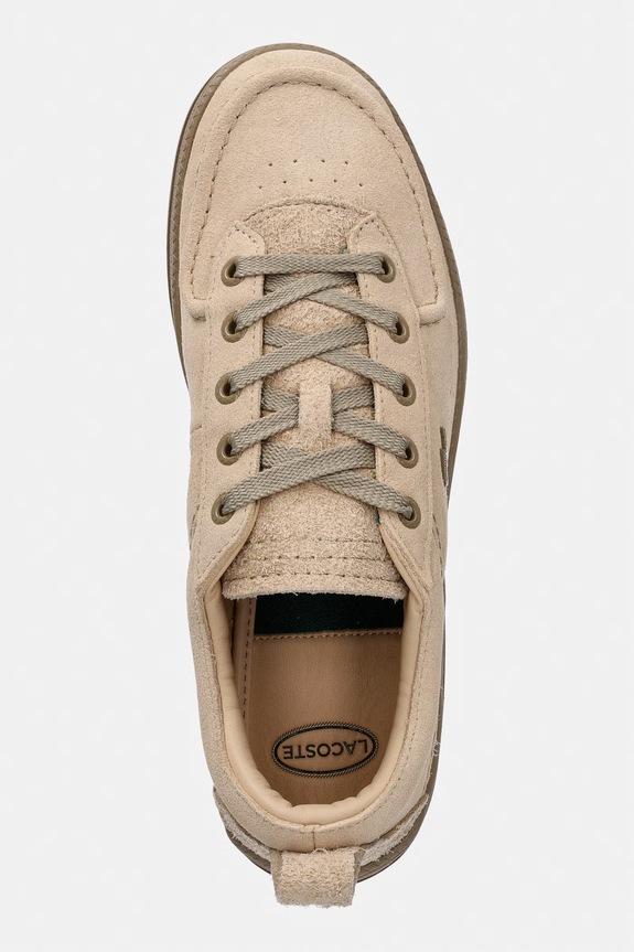 Lacoste Men Umpire Sneakers маратонки мъжки от велур бежов 51SMA0105