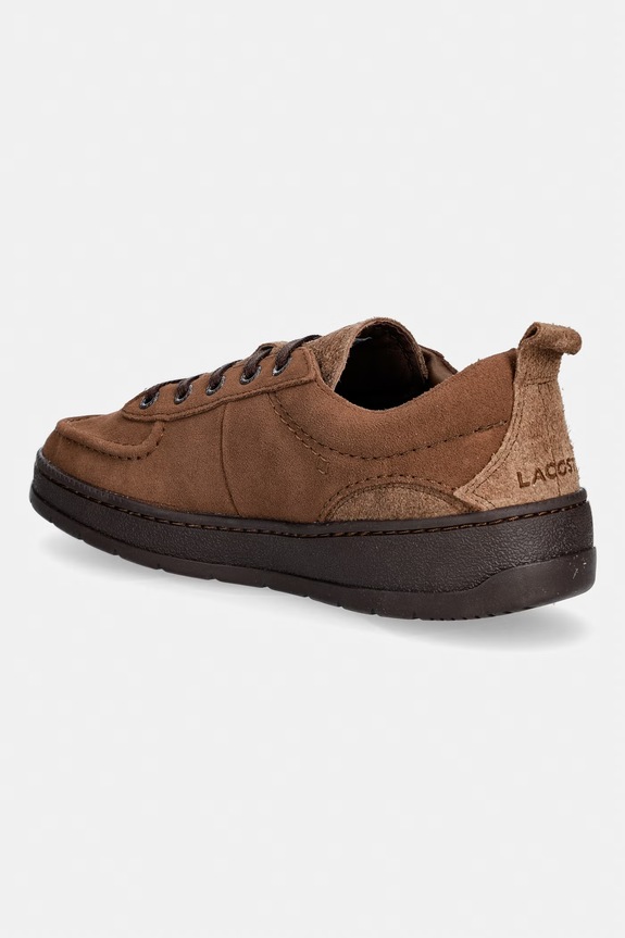 Obuća Lacoste Men Umpire Sneakers Tenisice za muškarce od brušene kože 51SMA0105 smeđa