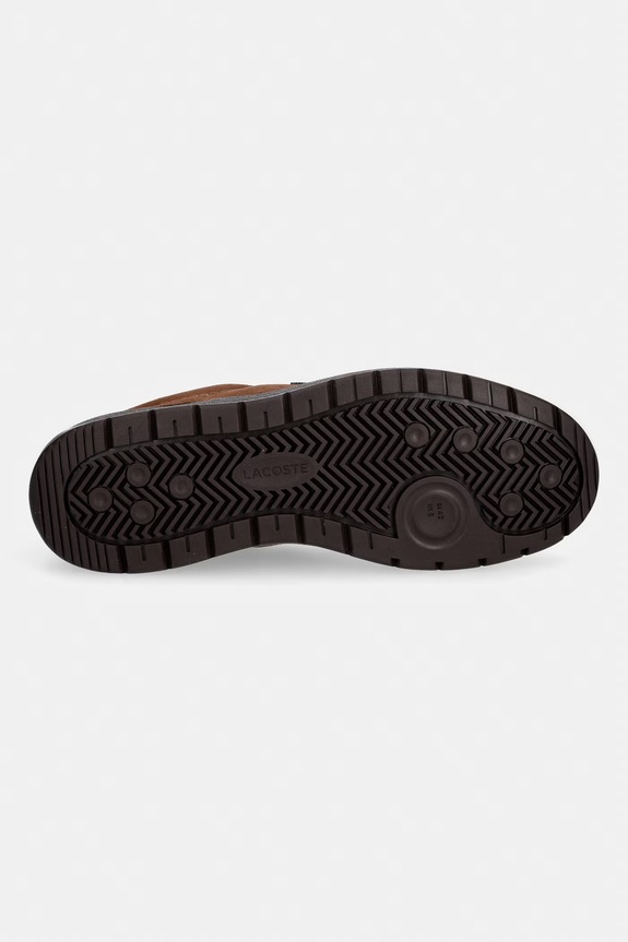 Lacoste Men Umpire Sneakers Tenisice za muškarce od brušene kože 51SMA0105 smeđa