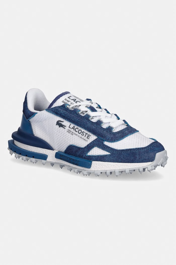 Lacoste sneakers Men Elite Active Sneakers Indigo Pack piele întoarsă albastru 51SMA0142