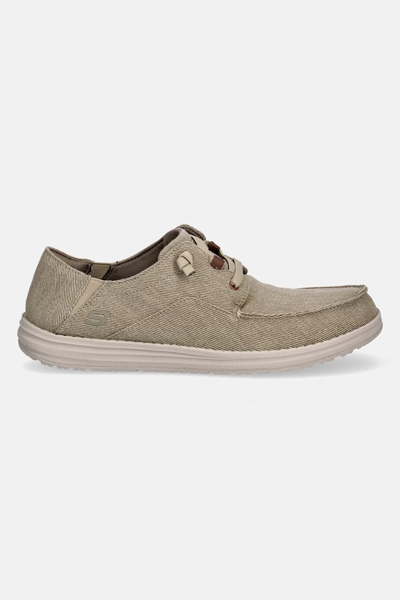 Skechers mokasyny męskie MELSON 66384 beżowy SS26