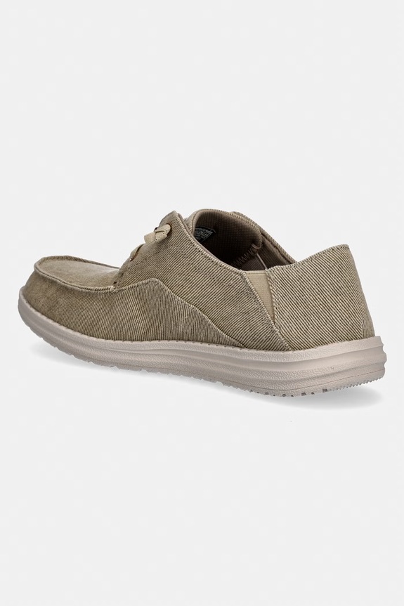 Obuwie Skechers mokasyny męskie MELSON 66384 beżowy