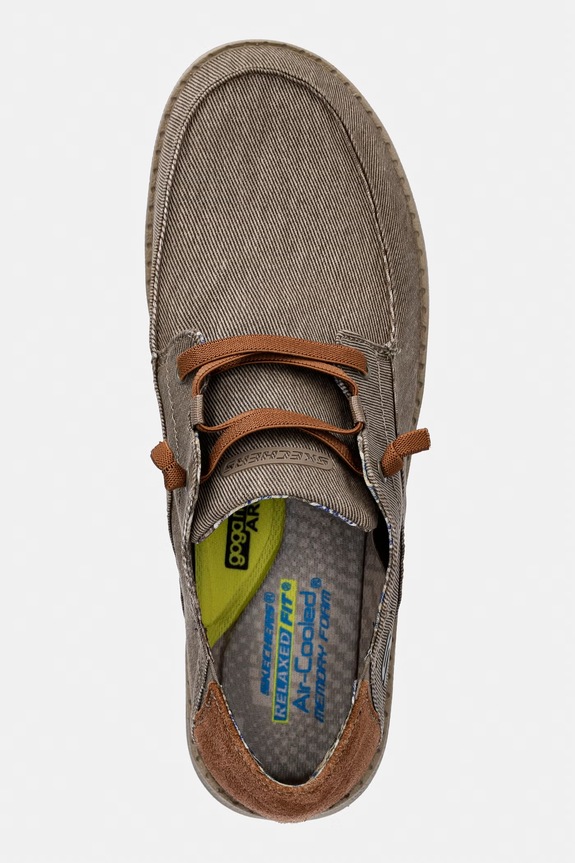 Skechers mokasyny męskie MELSON brązowy 210116