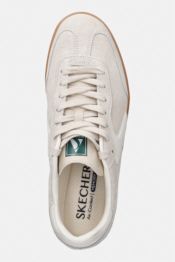 Kožené tenisky Skechers HOTSHOT béžová 254151