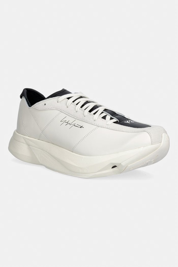 Y-3 sneakersy skórzane ADIOS PRO 3 LX niska beżowy KI0866