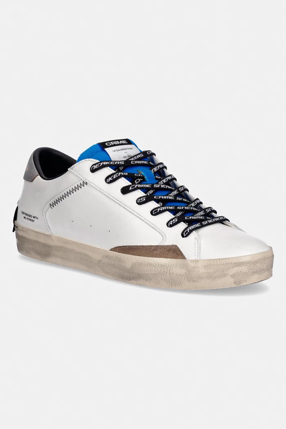 Crime London sneakers in pelle DISTRESSED altri bianco 11004AA8.10