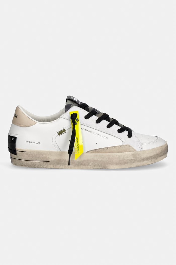 Sneakers Crime London SK8 DELUXE 19104PP8.10 λευκό SS26
