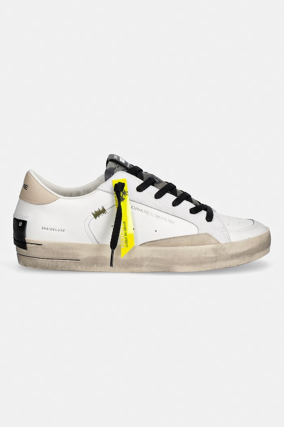 Sneakers Crime London SK8 DELUXE 19104PP8.10 λευκό SS26