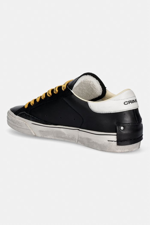 Παπούτσια Δερμάτινα sneakers Crime London DISTRESSED 2,0 11074AA8.20 μαύρο