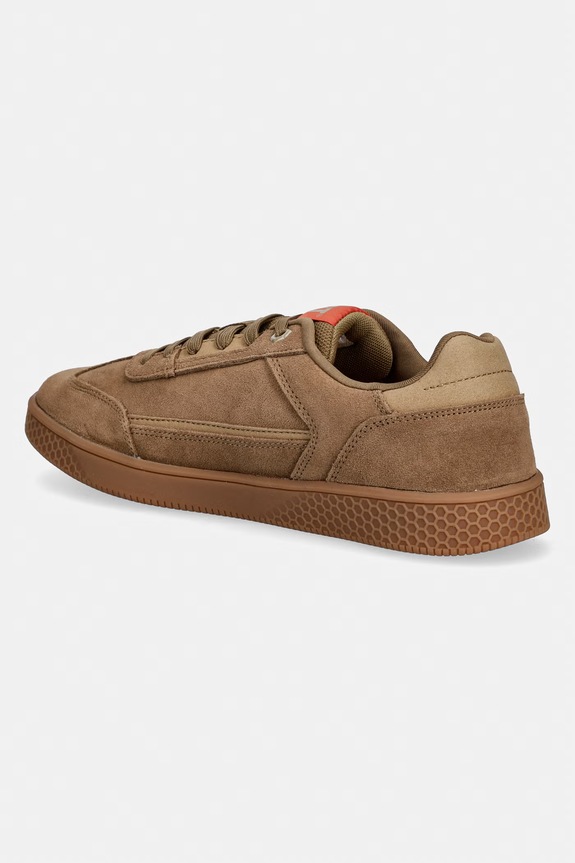 Încălțăminte CAT Footwear sneakers din piele intoarsă PAUSE RETRO T-TOE P726792 maro