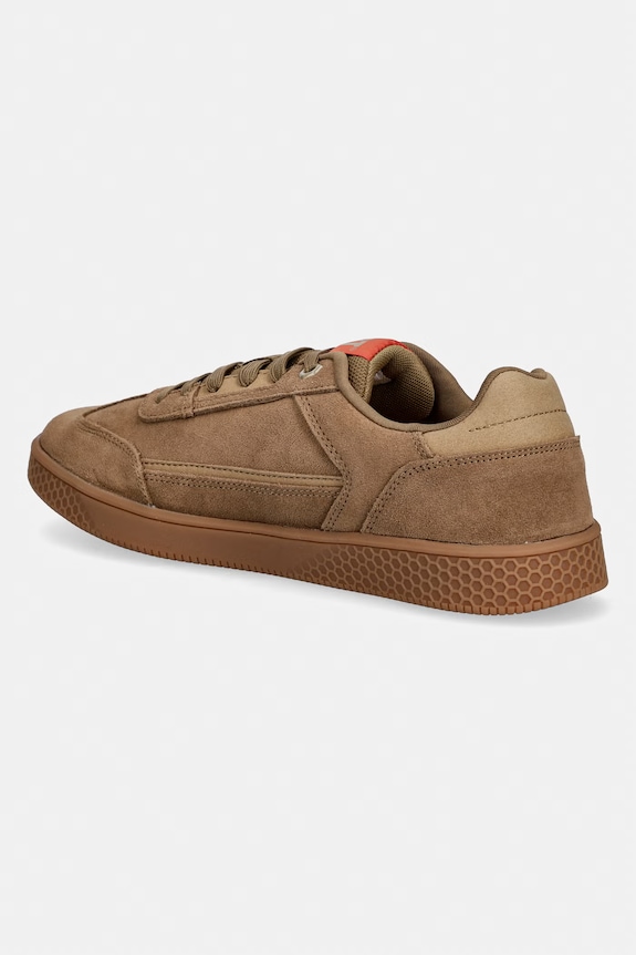 Încălțăminte CAT Footwear sneakers din piele intoarsă PAUSE RETRO T-TOE P726792 maro