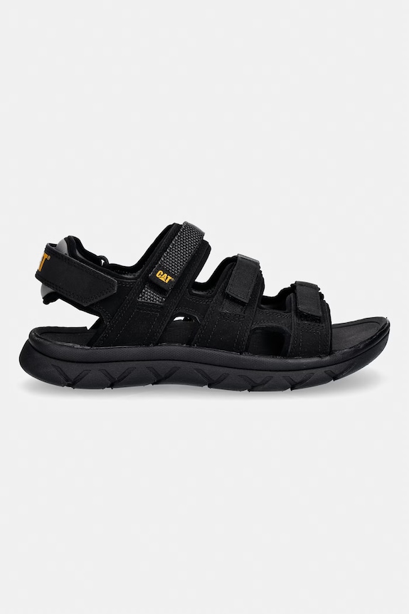 Pánske kožené sandále CAT Footwear CADENT P726616 čierna SS26