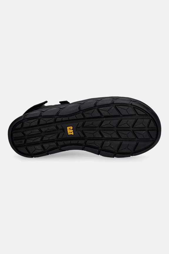 Pánske kožené sandále CAT Footwear CADENT P726616 čierna