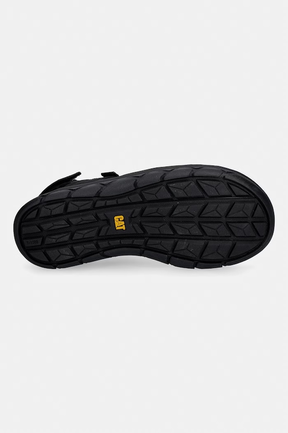 Pánske kožené sandále CAT Footwear CADENT P726616 čierna
