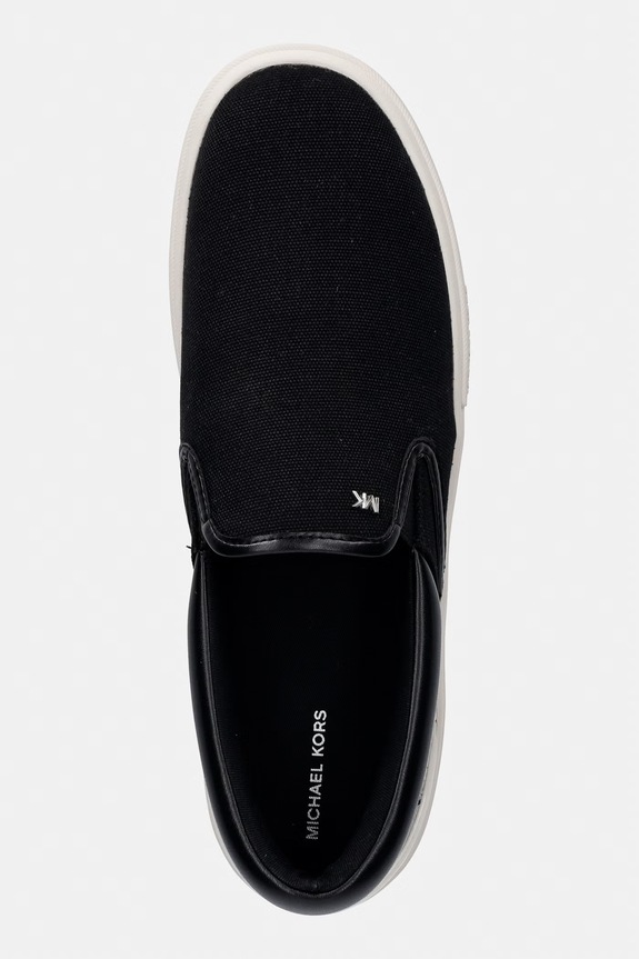 Pánske tenisky Michael Kors Eddie Slip On čierna 42S6EDFP1D.001