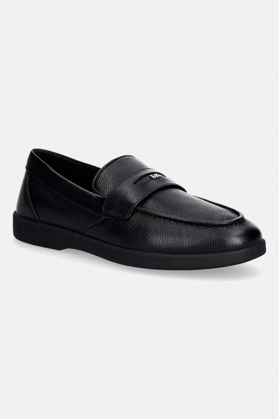 Michael Kors mokasyny męskie skórzane Wesley Slip On czarny 42S6HUFS1L.001