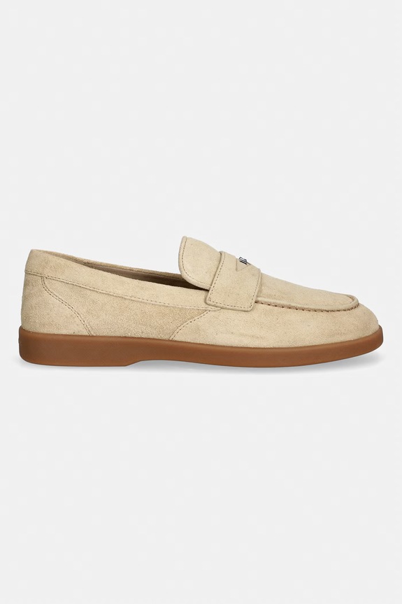 Michael Kors mocasini bărbați piele întoarsă Wesley Slip On 42S6HUFS1S.156 bej SS26