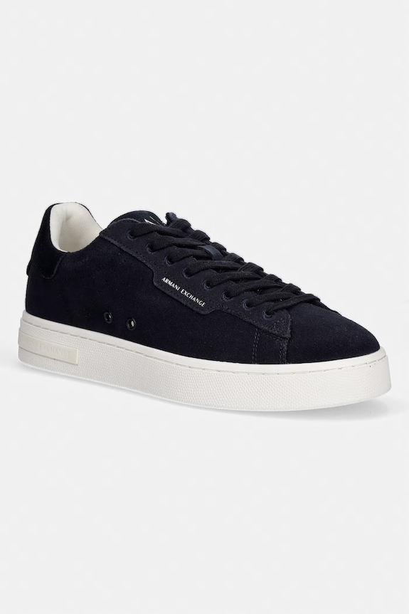 Armani Exchange tenisky pánske semišové tmavomodrá XM002617.AF19687.ZB004