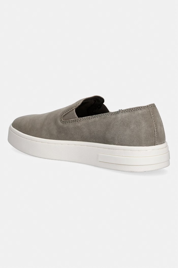 Obuwie Armani Exchange mokasyny męskie zamszowe XM002633.AF16411.Z7016 zielony