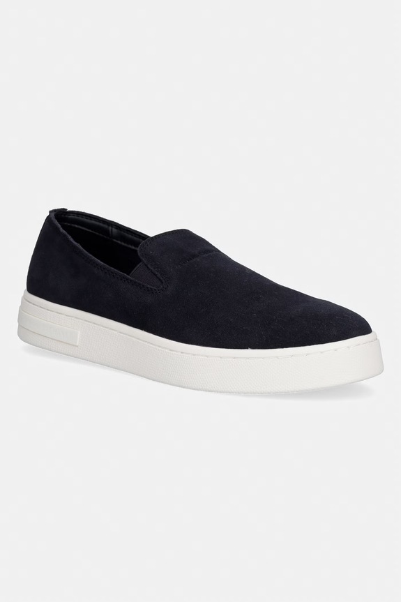 Armani Exchange mokasyny męskie zamszowe granatowy XM002633.AF16411.ZB004