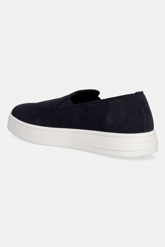 Obuwie Armani Exchange mokasyny męskie zamszowe XM002633.AF16411.ZB004 granatowy