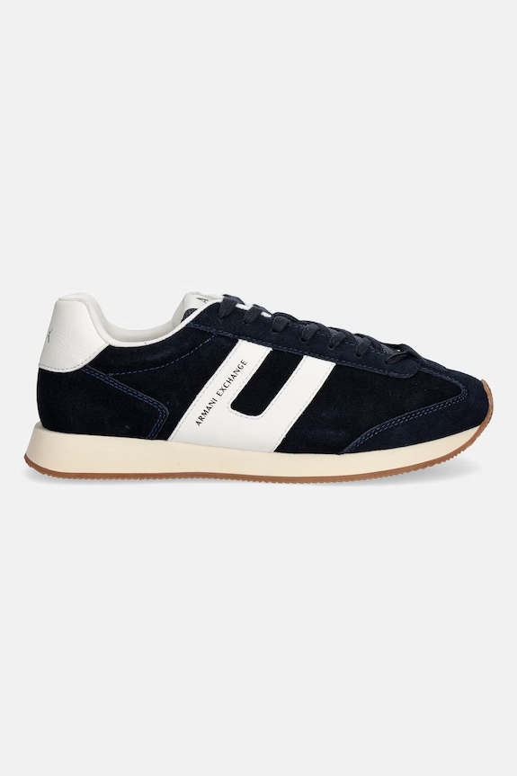 Armani Exchange tenisky pánske semišové XM002689.AF17447.UZ048 tmavomodrá SS26
