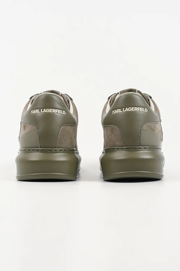 Încălțăminte Karl Lagerfeld sneakers din piele Kapri Mens KL52542F.2KH verde