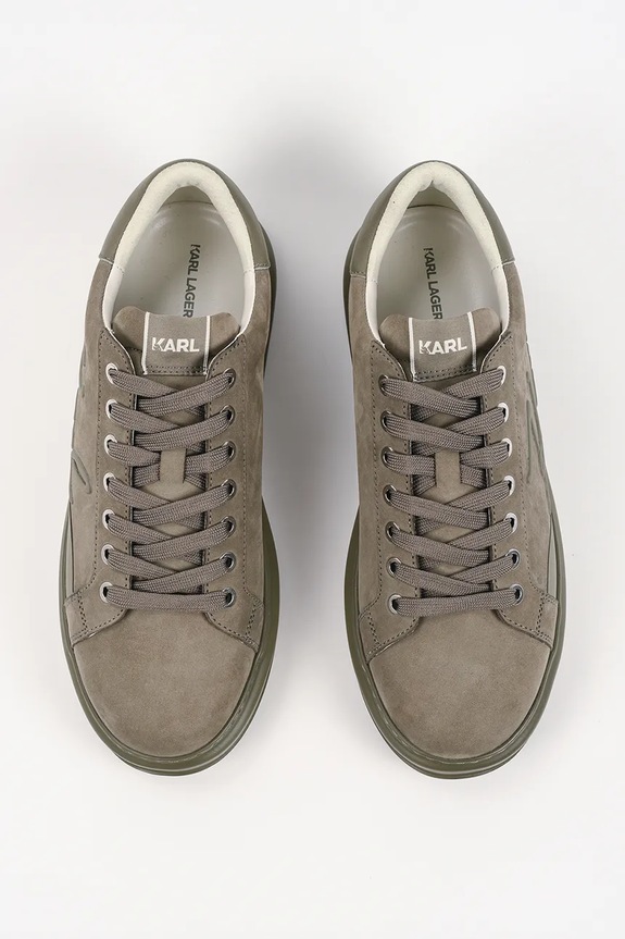 Karl Lagerfeld sneakers din piele Kapri Mens verde KL52542F.2KH