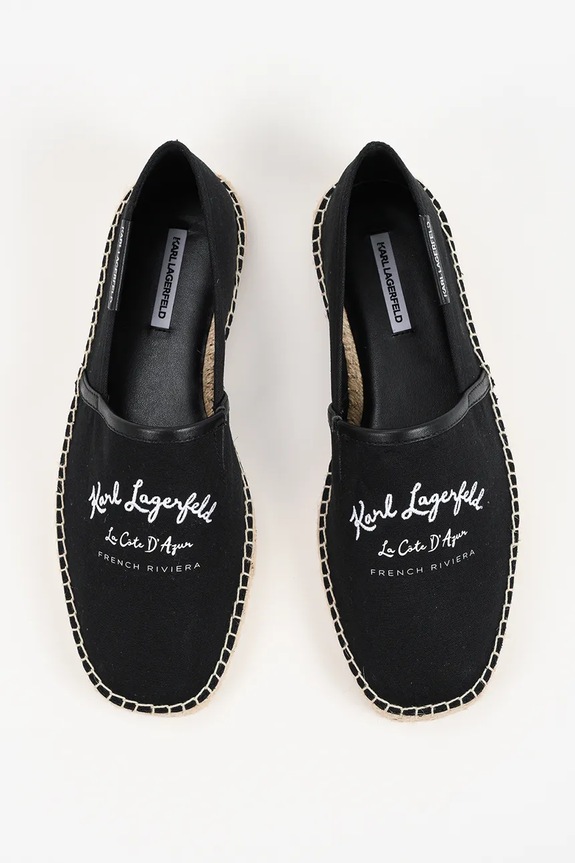 Karl Lagerfeld espadryle męskie Kamino czarny KL70126.900