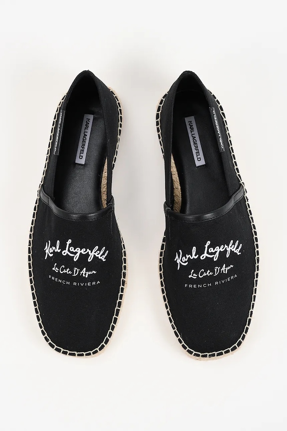 Karl Lagerfeld espadryle męskie Kamino czarny KL70126.900