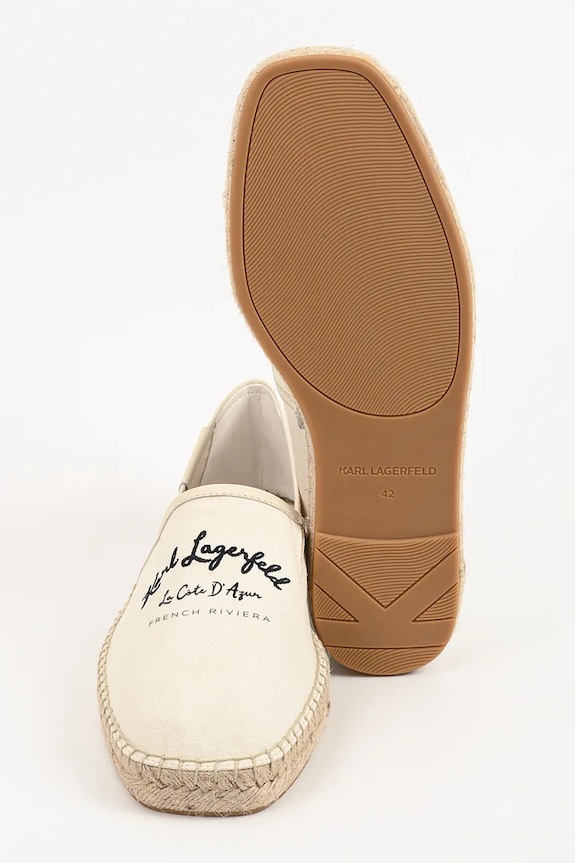 Karl Lagerfeld espadryle męskie Kamino KL70126.9T1 beżowy