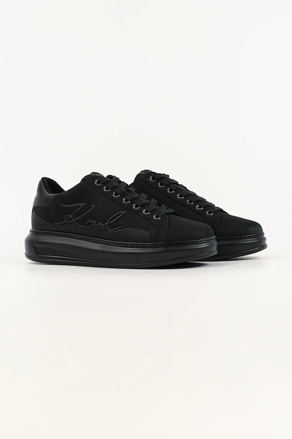 Δερμάτινα sneakers Karl Lagerfeld Kapri Mens KL52542F.20X μαύρο SS26