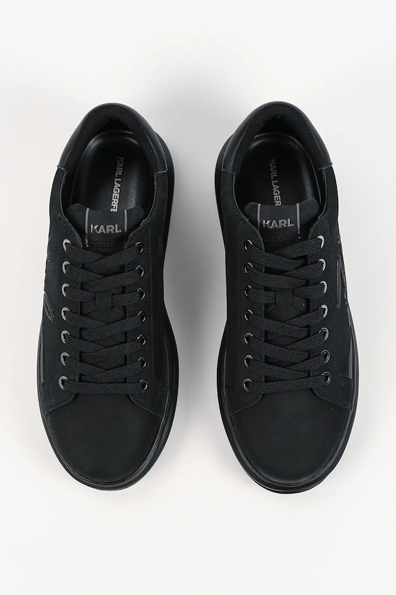 Δερμάτινα sneakers Karl Lagerfeld Kapri Mens μαύρο KL52542F.20X