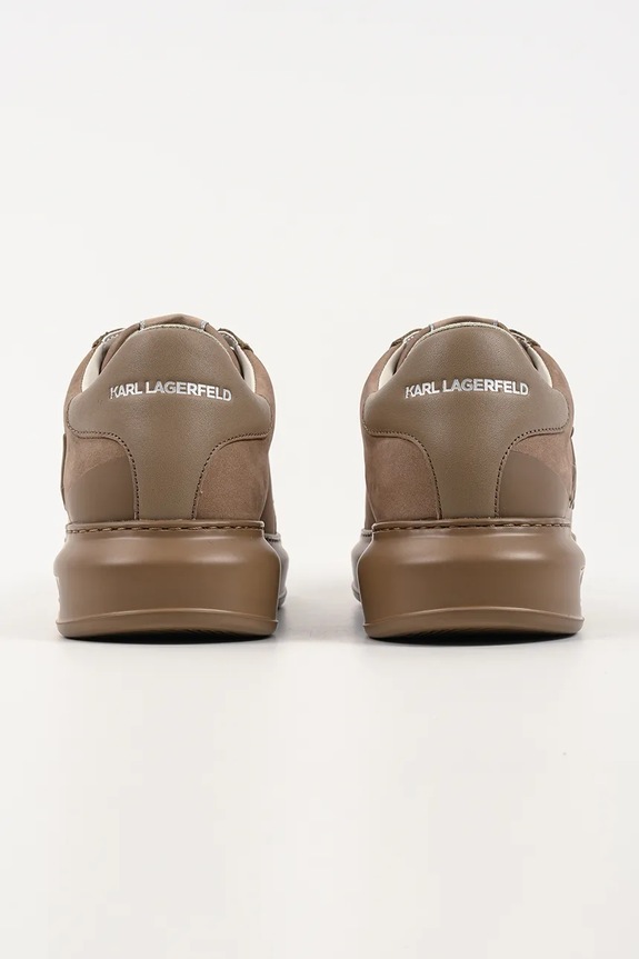 Παπούτσια Δερμάτινα sneakers Karl Lagerfeld Kapri Mens KL52542F.2TN καφέ