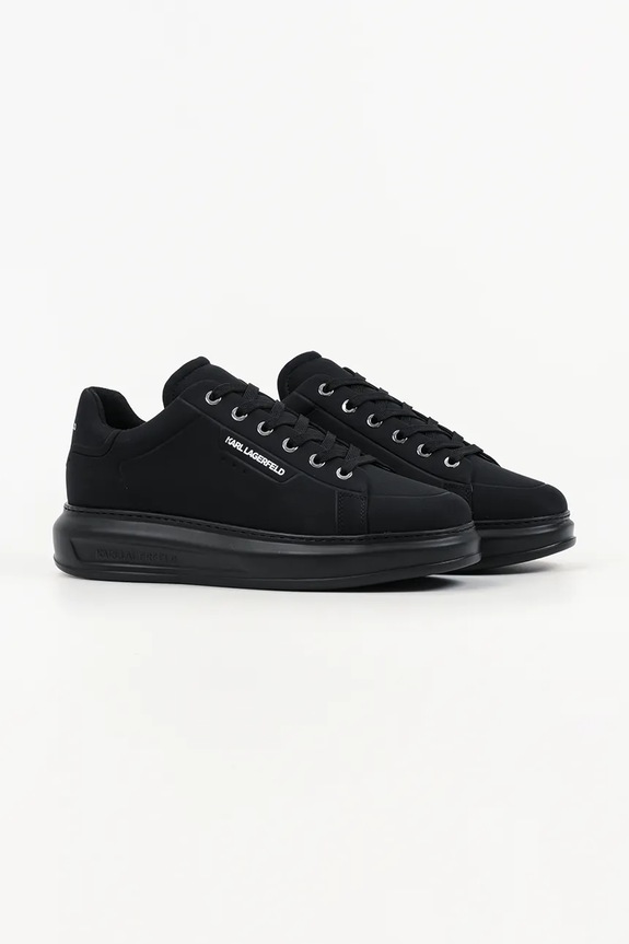 Δερμάτινα sneakers Karl Lagerfeld Kapri Mens KL52586.H0X μαύρο SS26