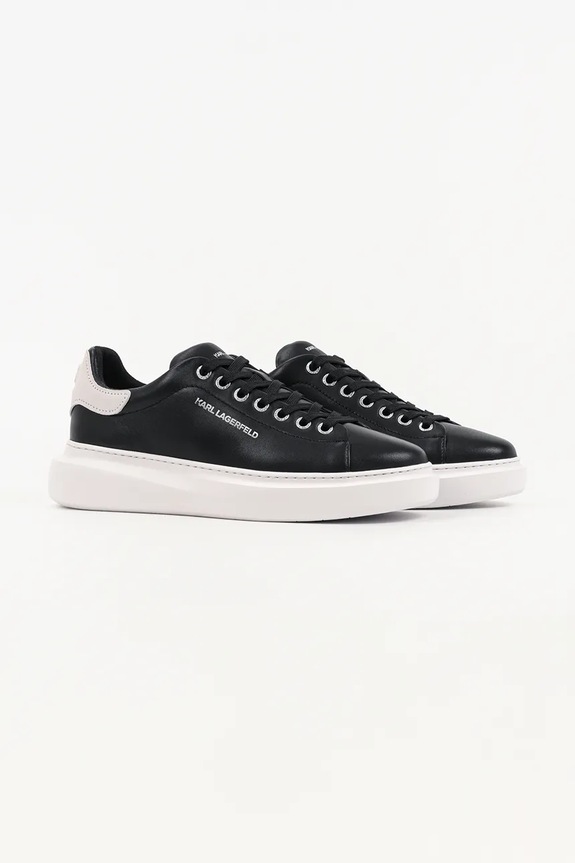 Δερμάτινα sneakers Karl Lagerfeld Kore KL56525.000 μαύρο SS26