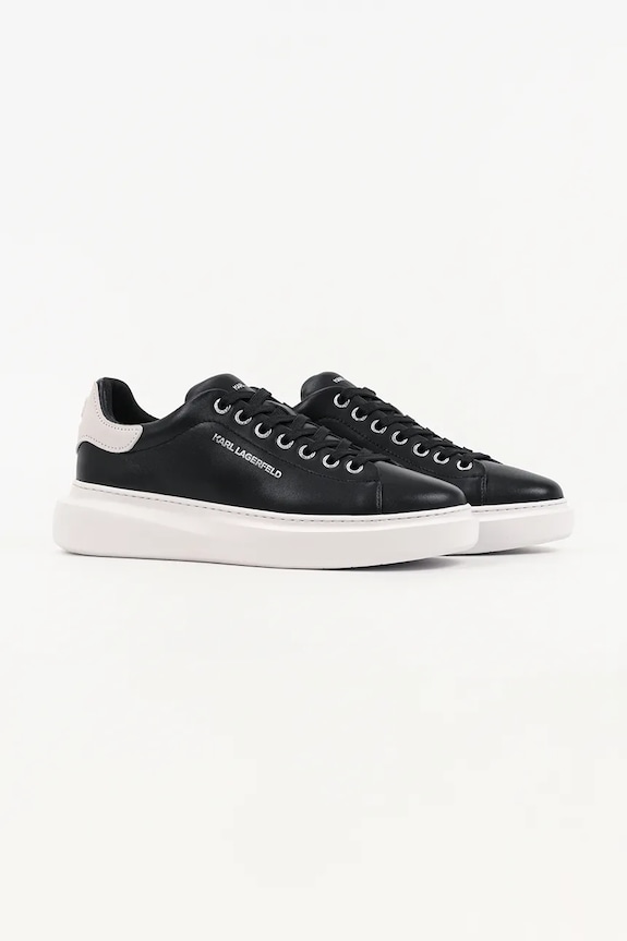 Δερμάτινα sneakers Karl Lagerfeld Kore KL56525.000 μαύρο SS26