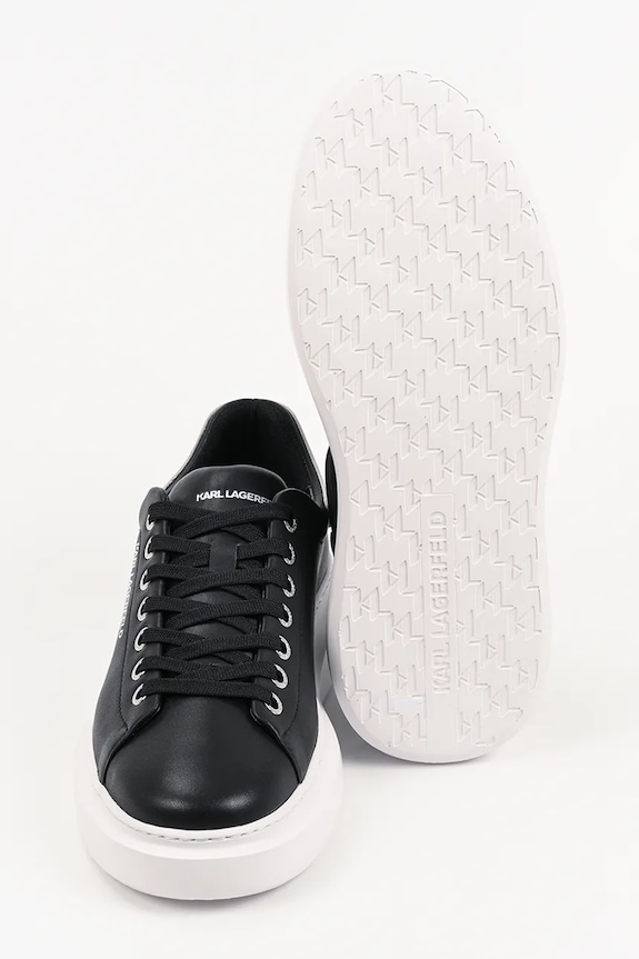 Δερμάτινα sneakers Karl Lagerfeld Kore KL56525.000 μαύρο