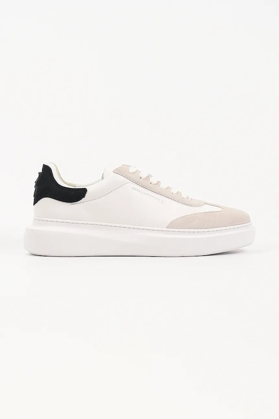 Δερμάτινα sneakers Karl Lagerfeld Kore δέρμα σαμουά λευκό KL56525A.011