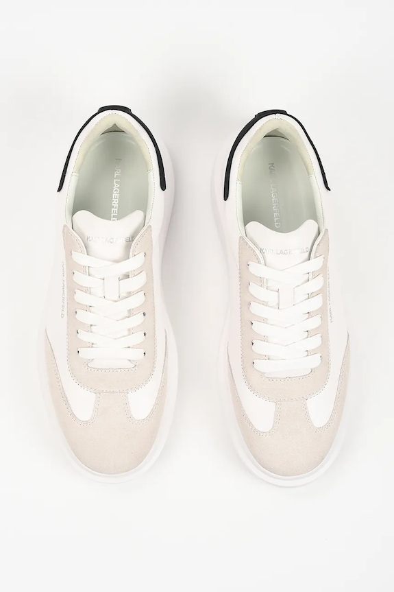 Δερμάτινα sneakers Karl Lagerfeld Kore λευκό KL56525A.011