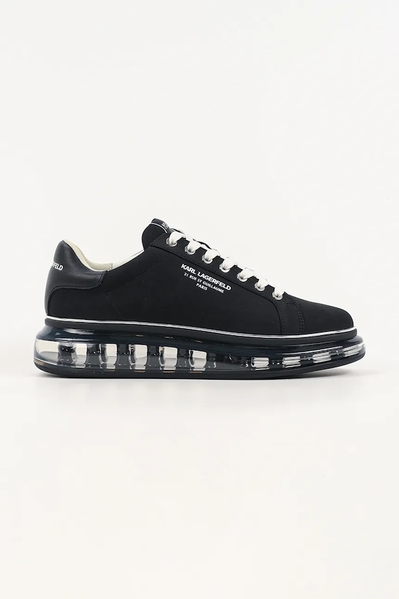 Karl Lagerfeld Kapri Kushion Rsg sneakersy męskie skórzane czarny KL52617.2AA