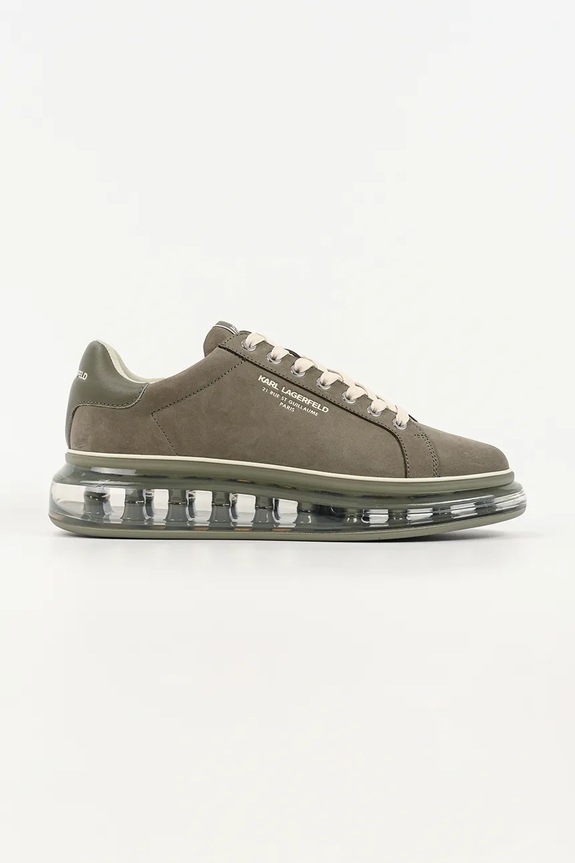 Karl Lagerfeld Kapri Kushion Rsg sneakers pentru bărbați, din piele verde KL52617.2KH