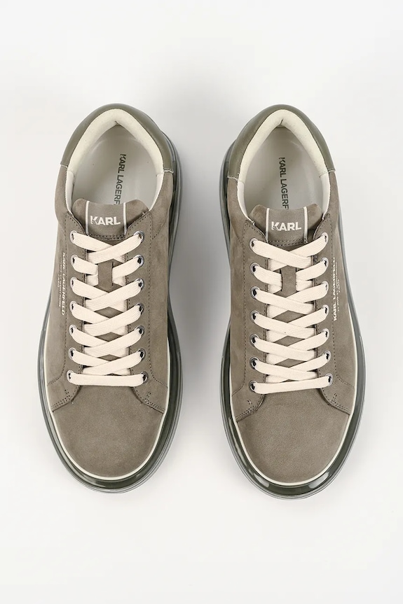 Karl Lagerfeld Kapri Kushion Rsg sneakers pentru bărbați, din piele verde KL52617.2KH