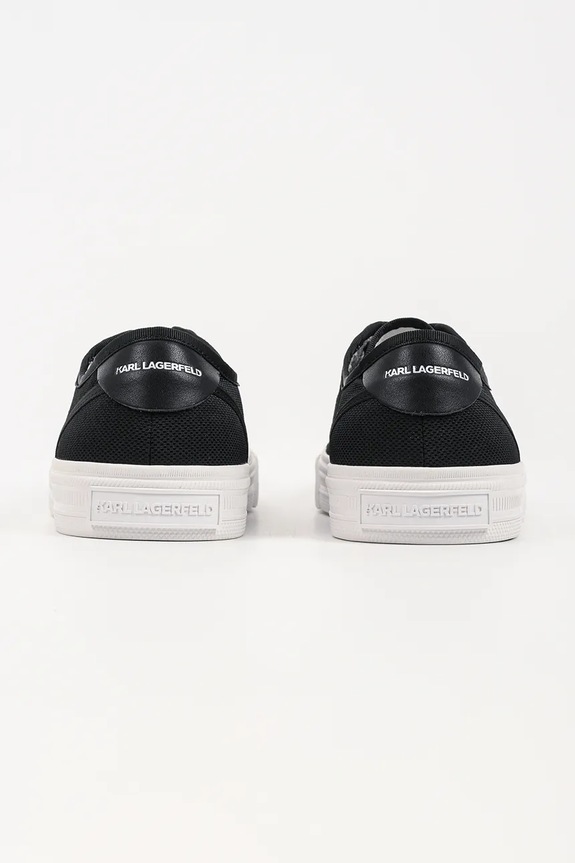 Boty Karl Lagerfeld Rae plátěnky pánské KL50326.900 černá