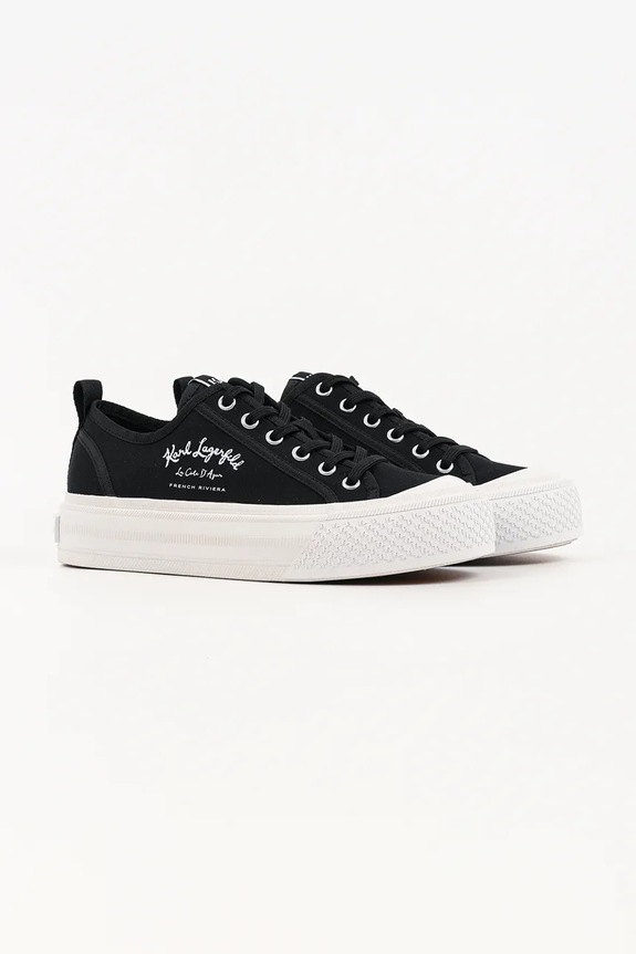 Karl Lagerfeld Kampus Max V trampki męskie KL50523.900 czarny SS26