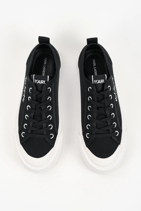 Karl Lagerfeld Kampus Max V trampki męskie czarny KL50523.900