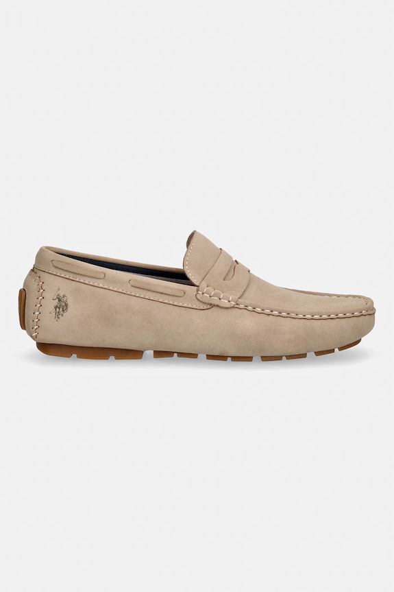 U.S. Polo Assn. mokasíny pánske HUAN001A HUAN001M.6H1 béžová SS26